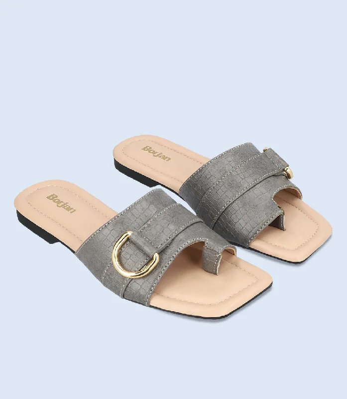 BW10037-GREY-Women Chappal