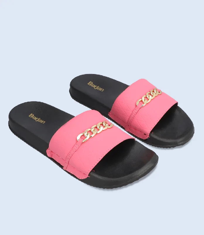 BW10038-FUCHSIA-Women Casual Slipper