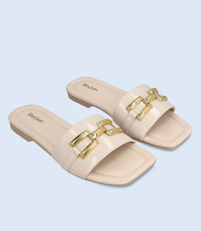 BW10044-OFF WHITE-Women Slipper