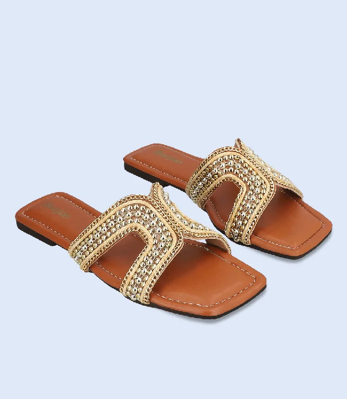 BW10080-TAN-Women Slipper