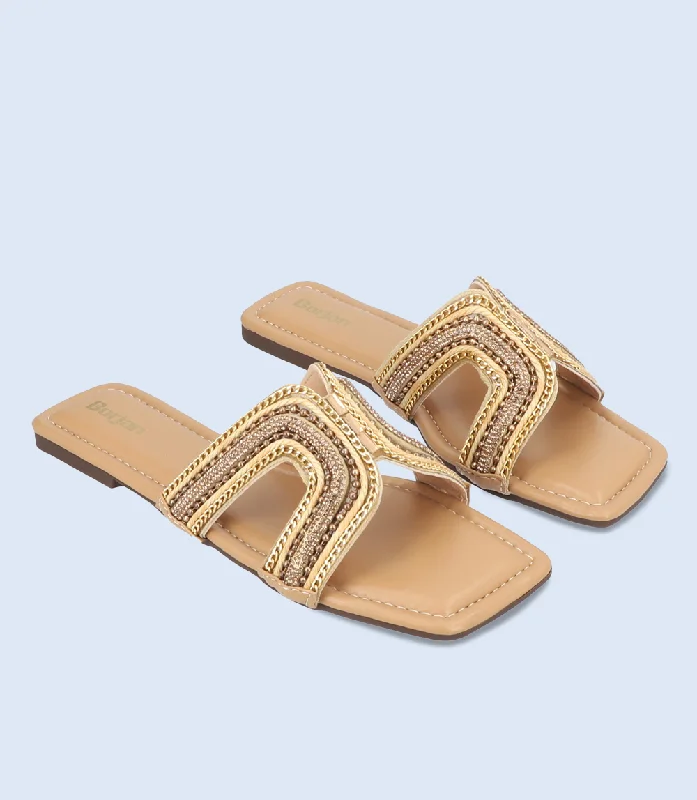 BW10134-Dark beige-Women Slipper