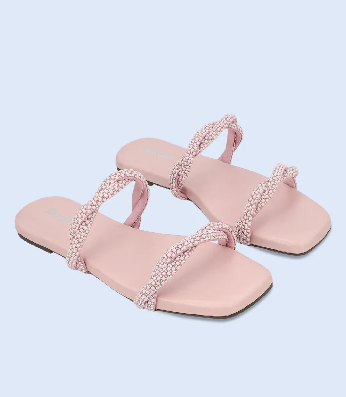 BW10147-PINK-Women Slipper