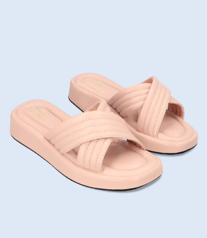 BW6342-LIGHT PINK-Women Comforto Slipper