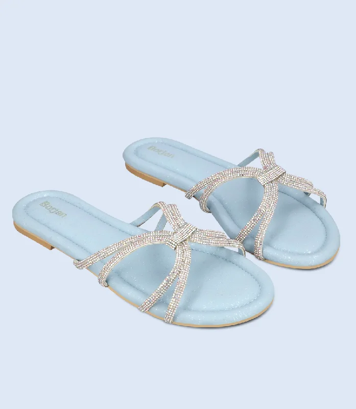 BW6618-BLUE-Women Slipper