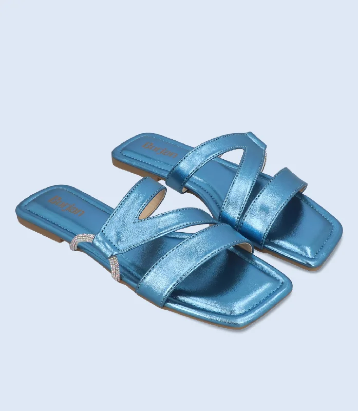 BW6625-BLUE-Women Slipper