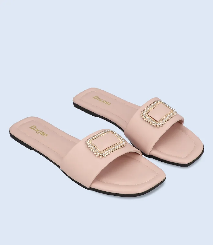 BW6668-BEIGE-Women Slipper