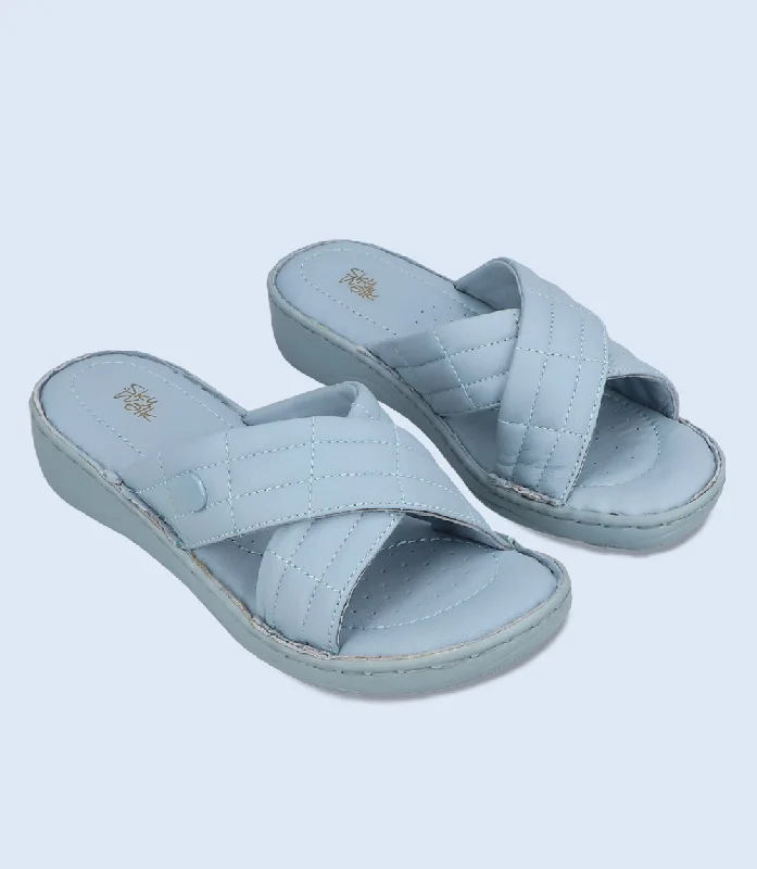 BW9208-SKY BLUE-Women Comfort Slipper