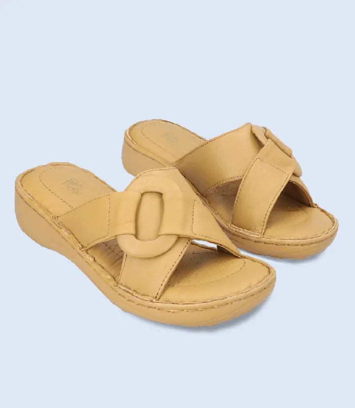 BW9214-MUSTARD-Women Comforto Slipper