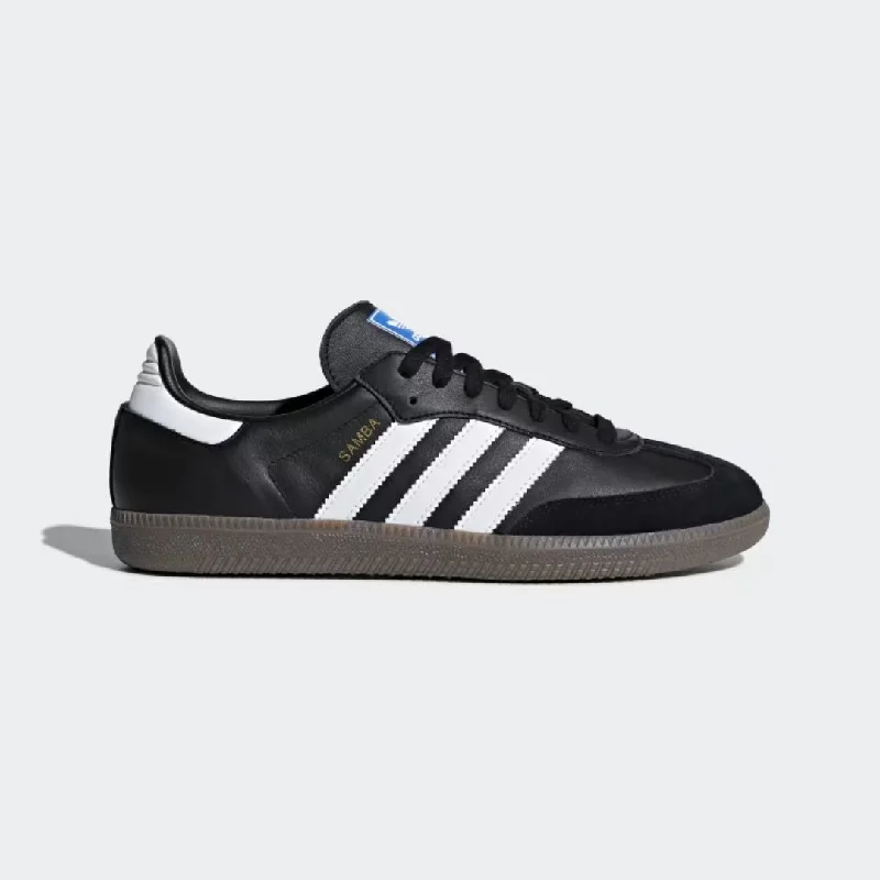 Samba OG Shoes (Core Black + Cloud White + Gum)