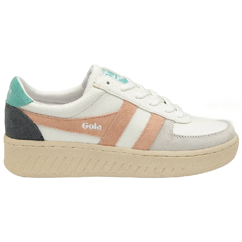 Grandslam Trident Sneaker (White + Pearl Pink + Sea Mist)