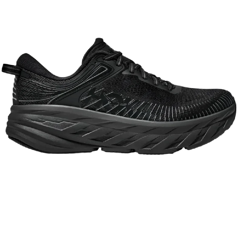 Hoka Women's Bondi 7 Black / Black Wide